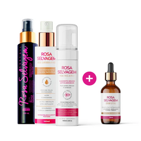 KIT SKINCARE ROSA SELVAGEM