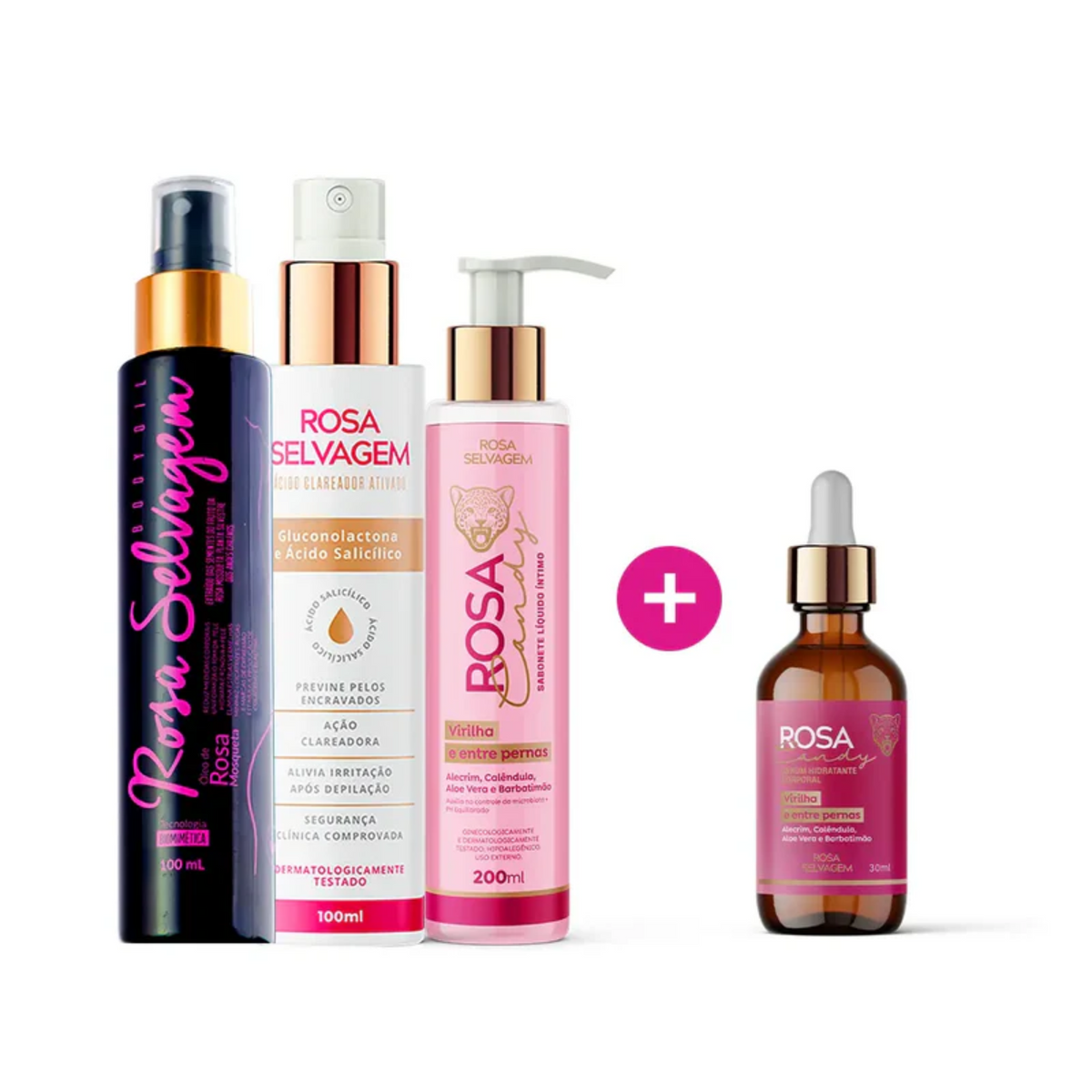 KIT ROSA CANDY - CLAREAMENTO INTENSE